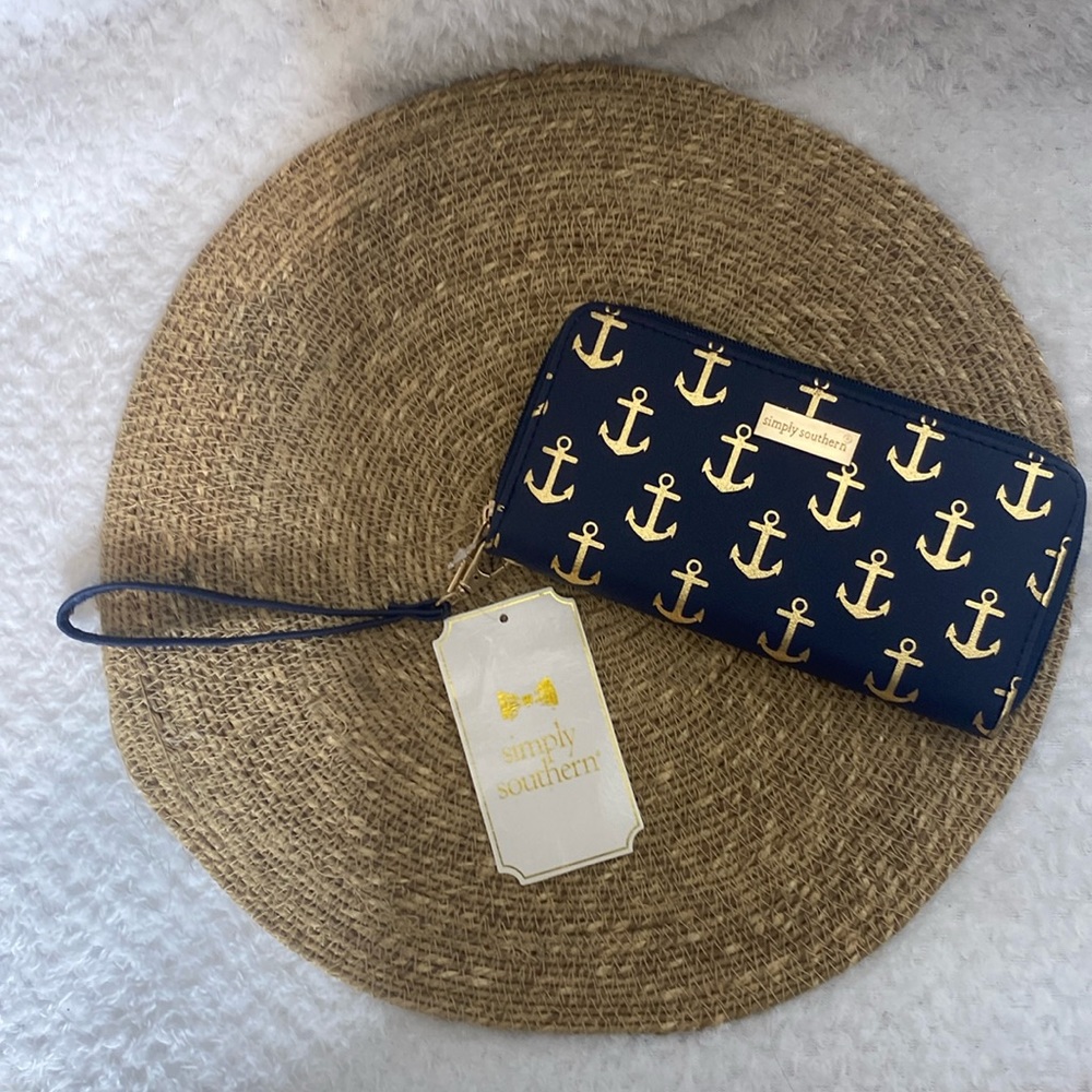 Simply southern anchor wallet wristlet
